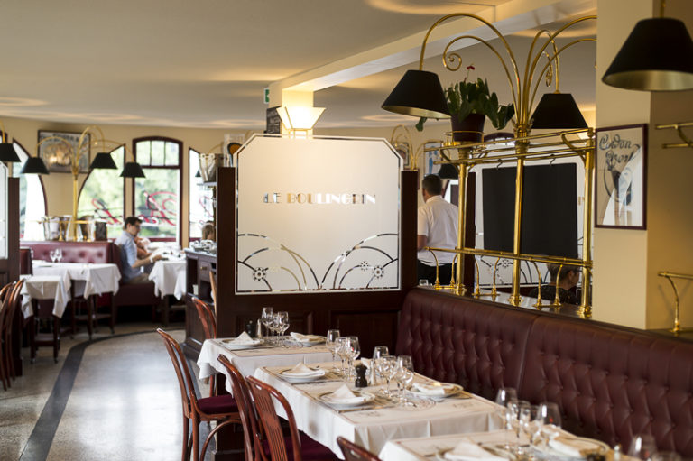 Braserie du Boulingrin restaurant intérieur tables